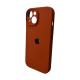 Чохол для смартфона Silicone Full Case AA Camera Protect for Apple iPhone 15 42,Saddle Brown (FullAAi15-42)