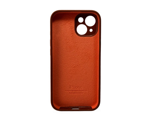 Чохол для смартфона Silicone Full Case AA Camera Protect for Apple iPhone 15 42,Saddle Brown (FullAAi15-42)