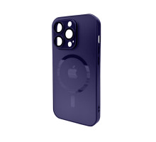 Чохол для смартфона AG Glass Matt Frame Color MagSafe Logo for Apple iPhone 15 Pro Deep Purple (AGMattFrameMGiP15PDPurple)