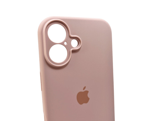 Чохол для смартфона Silicone Full Case AA Camera Protect for Apple iPhone 16 15,Pink Sand (FullAAi16-15)