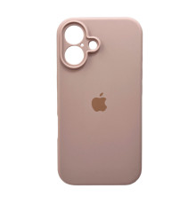 Чохол для смартфона Silicone Full Case AA Camera Protect for Apple iPhone 16 15,Pink Sand (FullAAi16-15)