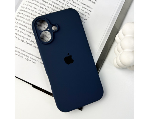 Чохол для смартфона Silicone Full Case AA Camera Protect for Apple iPhone 16 7,Dark Blue (FullAAi16-7)