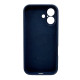 Чохол для смартфона Silicone Full Case AA Camera Protect for Apple iPhone 16 7,Dark Blue (FullAAi16-7)