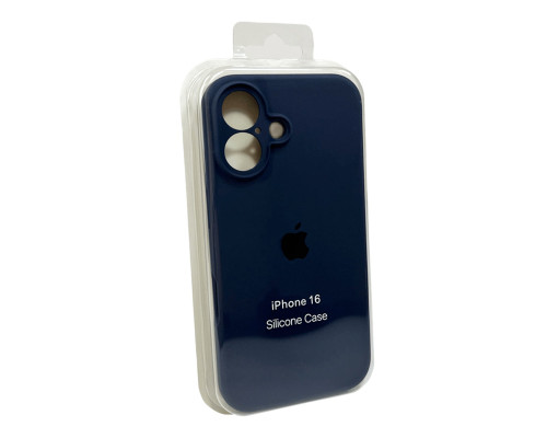 Чохол для смартфона Silicone Full Case AA Camera Protect for Apple iPhone 16 7,Dark Blue (FullAAi16-7)