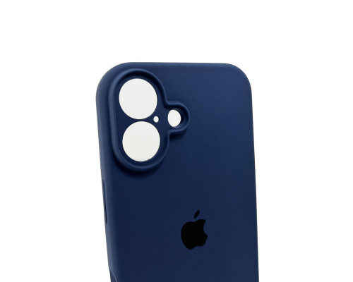 Чохол для смартфона Silicone Full Case AA Camera Protect for Apple iPhone 16 7,Dark Blue (FullAAi16-7)