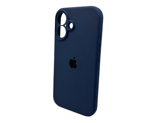 Чохол для смартфона Silicone Full Case AA Camera Protect for Apple iPhone 16 7,Dark Blue (FullAAi16-7)