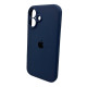 Чохол для смартфона Silicone Full Case AA Camera Protect for Apple iPhone 16 7,Dark Blue (FullAAi16-7)