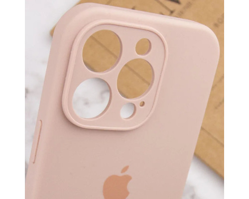 Чохол для смартфона Silicone Full Case AA Camera Protect for Apple iPhone 16 Pro 15,Pink Sand (FullAAi16P-15)