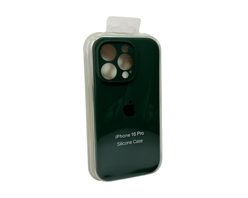 Чохол для смартфона Silicone Full Case AA Camera Protect for Apple iPhone 16 Pro 31,Dark Green (FullAAi16P-31)