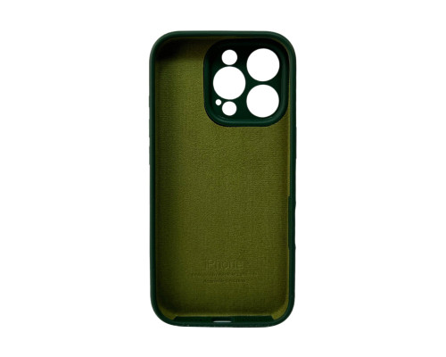 Чохол для смартфона Silicone Full Case AA Camera Protect for Apple iPhone 16 Pro Max 31,Dark Green (FullAAi16PM-31)
