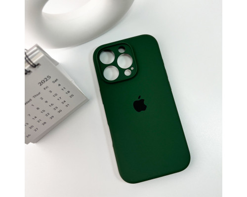 Чохол для смартфона Silicone Full Case AA Camera Protect for Apple iPhone 16 Pro Max 31,Dark Green (FullAAi16PM-31)