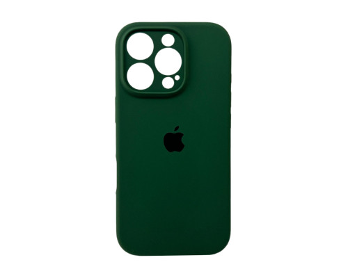 Чохол для смартфона Silicone Full Case AA Camera Protect for Apple iPhone 16 Pro Max 31,Dark Green (FullAAi16PM-31)