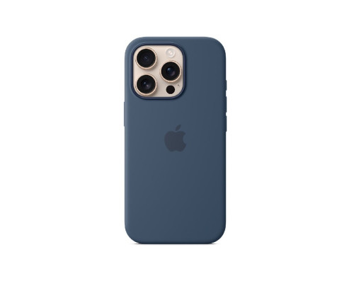 Чохол для смартфона Silicone Full Case AAA MagSafe IC for iPhone 16 Pro Dark Blue (Orig16PBlue)