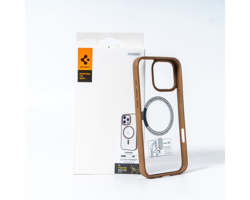 Чохол для смартфона Spigen AAA Magnetic Color for Apple iPhone 16 Pro Brown (SPGMGCOL16ProBrown)