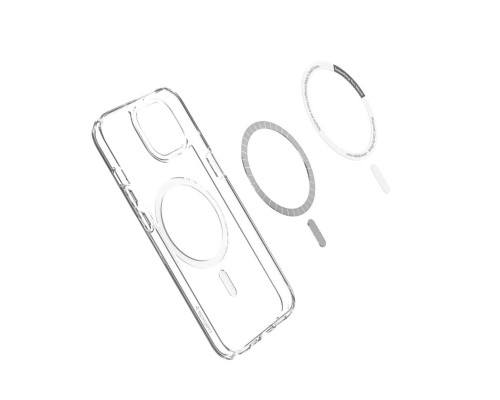 Чохол Spigen AAA Magnetic Clear for Apple iPhone 13 Transparent (SPGCL13)