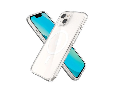 Чохол Spigen AAA Magnetic Clear for Apple iPhone 13 Transparent (SPGCL13)