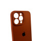 Чохол для смартфона Silicone Full Case AA Camera Protect for Apple iPhone 14 Pro Max 42,Saddle Brown (FullAAi14PM-42)