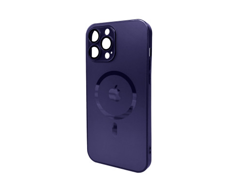 Чохол для смартфона AG Glass Matt Frame Color MagSafe Logo for Apple iPhone 13 Pro Max Deep Purple (AGMattFrameMGiP13PMDPurple)