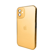 Чохол для смартфона AG Glass Sapphire Frame MagSafe Logo for Apple iPhone 12 Gold (AGSappiFRP12Gold)