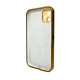 Чохол для смартфона AG Glass Sapphire Frame MagSafe Logo for Apple iPhone 12 Gold (AGSappiFRP12Gold)