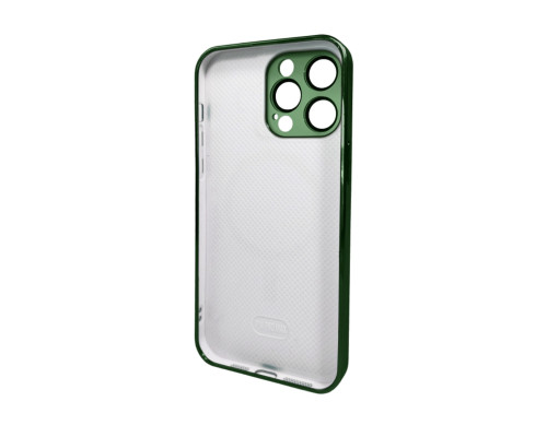 Чохол для смартфона AG Glass Sapphire Frame MagSafe Logo for Apple iPhone 12 Pro Max Cangling Green (AGSappiFRP12PMGreen)