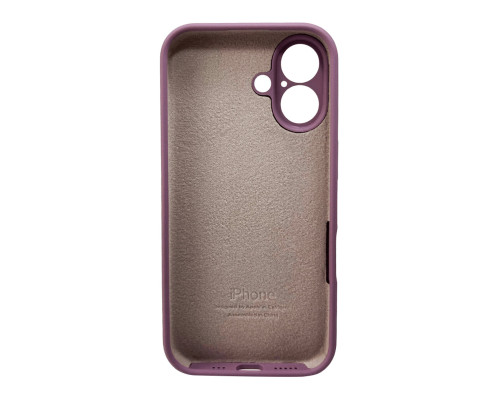 Чохол для смартфона Silicone Full Case AA Camera Protect for Apple iPhone 16 60,Taro Purple (FullAAi16-60)