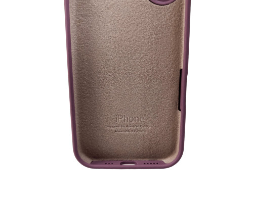 Чохол для смартфона Silicone Full Case AA Camera Protect for Apple iPhone 16 60,Taro Purple (FullAAi16-60)