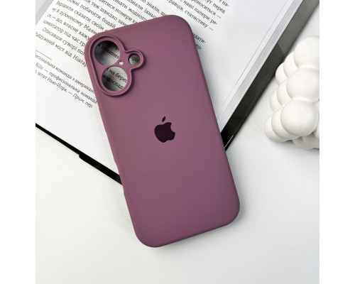 Чохол для смартфона Silicone Full Case AA Camera Protect for Apple iPhone 16 60,Taro Purple (FullAAi16-60)