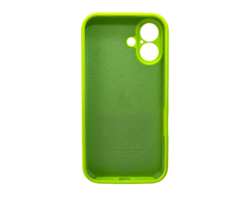 Чохол для смартфона Silicone Full Case AA Camera Protect for Apple iPhone 16 24,Shiny Green (FullAAi16-24)