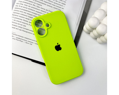 Чохол для смартфона Silicone Full Case AA Camera Protect for Apple iPhone 16 24,Shiny Green (FullAAi16-24)