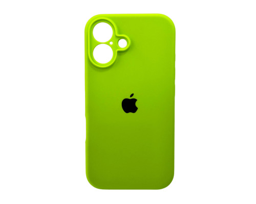 Чохол для смартфона Silicone Full Case AA Camera Protect for Apple iPhone 16 24,Shiny Green (FullAAi16-24)