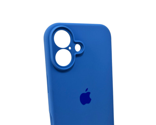 Чохол для смартфона Silicone Full Case AA Camera Protect for Apple iPhone 16 3,Royal Blue (FullAAi16-3)