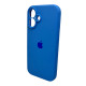 Чохол для смартфона Silicone Full Case AA Camera Protect for Apple iPhone 16 3,Royal Blue (FullAAi16-3)