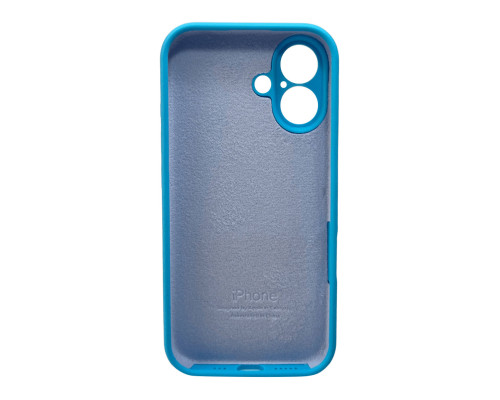 Чохол для смартфона Silicone Full Case AA Camera Protect for Apple iPhone 16 44,Light Blue (FullAAi16-44)