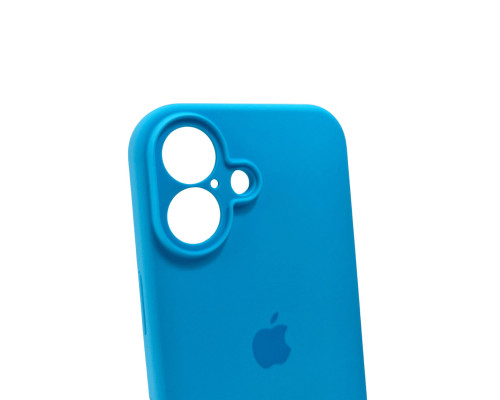 Чохол для смартфона Silicone Full Case AA Camera Protect for Apple iPhone 16 44,Light Blue (FullAAi16-44)