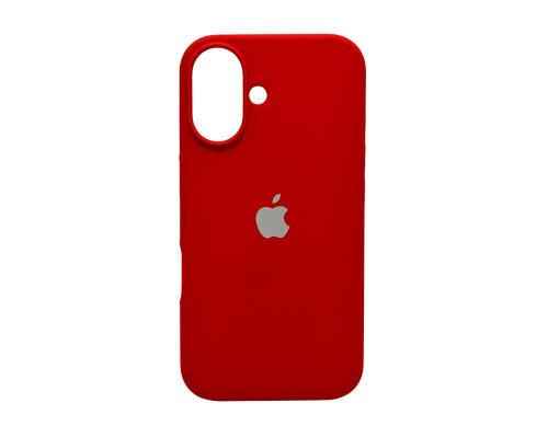 Чохол для смартфона Silicone Full Case AA Open Cam for Apple iPhone 16 20,China Red (FullOpenAAi16-20)