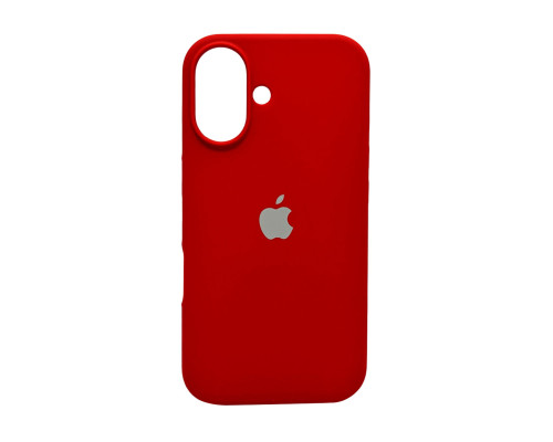 Чохол для смартфона Silicone Full Case AA Open Cam for Apple iPhone 16 21,Rose Red (FullOpenAAi16-21)