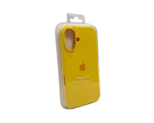 Чохол для смартфона Silicone Full Case AA Open Cam for Apple iPhone 16 33,Canary Yellow (FullOpenAAi16-33)