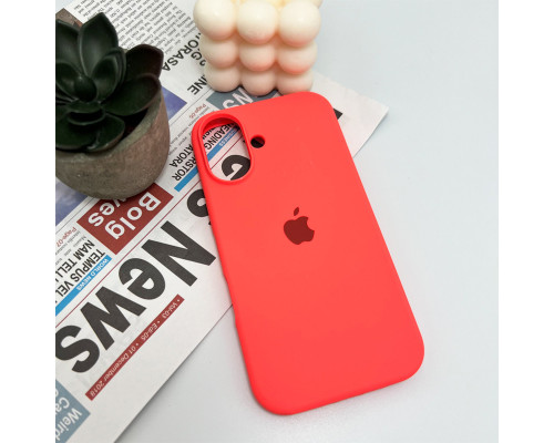 Чохол для смартфона Silicone Full Case AA Open Cam for Apple iPhone 16 43,Berry Red (FullOpenAAi16-43)