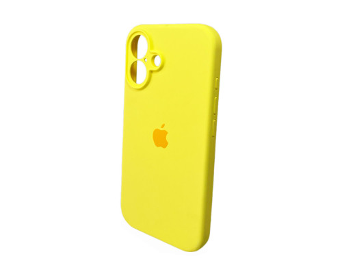 Чохол для смартфона Silicone Full Case AA Camera Protect for Apple iPhone 16 4,Yellow (FullAAi16-4)