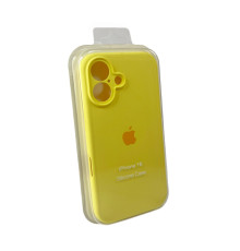 Чохол для смартфона Silicone Full Case AA Camera Protect for Apple iPhone 16 4,Yellow (FullAAi16-4)