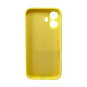 Чохол для смартфона Silicone Full Case AA Camera Protect for Apple iPhone 16 4,Yellow (FullAAi16-4)