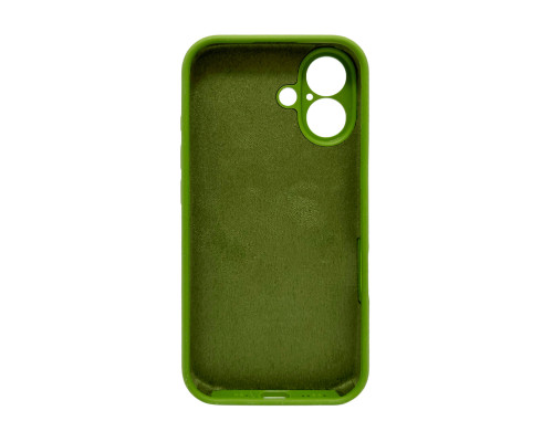 Чохол для смартфона Silicone Full Case AA Camera Protect for Apple iPhone 16 29,Army Green (FullAAi16-29)