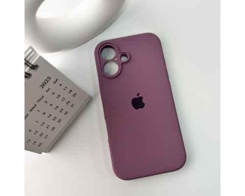 Чохол для смартфона Silicone Full Case AA Camera Protect for Apple iPhone 16 36,Blackcurrant (FullAAi16-36)