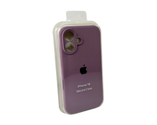 Чохол для смартфона Silicone Full Case AA Camera Protect for Apple iPhone 16 36,Blackcurrant (FullAAi16-36)