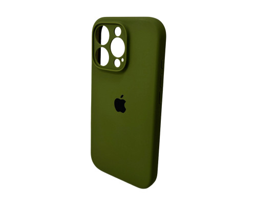 Чохол для смартфона Silicone Full Case AA Camera Protect for Apple iPhone 16 Pro 29,Army Green (FullAAi16P-29)