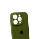 Чохол для смартфона Silicone Full Case AA Camera Protect for Apple iPhone 16 Pro 29,Army Green (FullAAi16P-29)