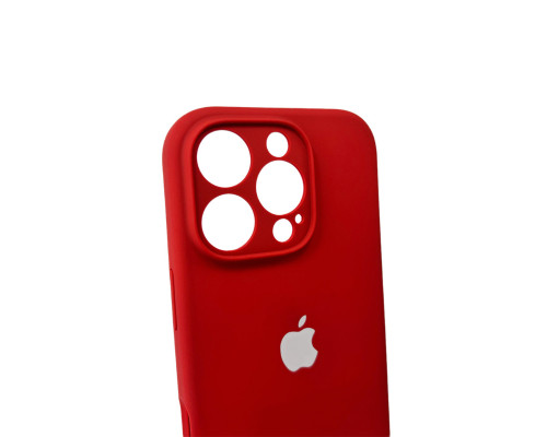 Чохол для смартфона Silicone Full Case AA Camera Protect for Apple iPhone 16 Pro Max 20,China Red (FullAAi16PM-20)