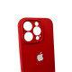 Чохол для смартфона Silicone Full Case AA Camera Protect for Apple iPhone 16 Pro Max 20,China Red (FullAAi16PM-20)