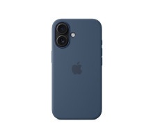 Чохол для смартфона Silicone Full Case AAA MagSafe IC for iPhone 16 Dark Blue (Orig16Blue)